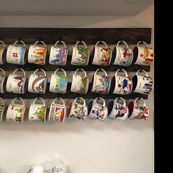 Starbucks Disney Coffee cup holder Disney Display coffee cup Etsy