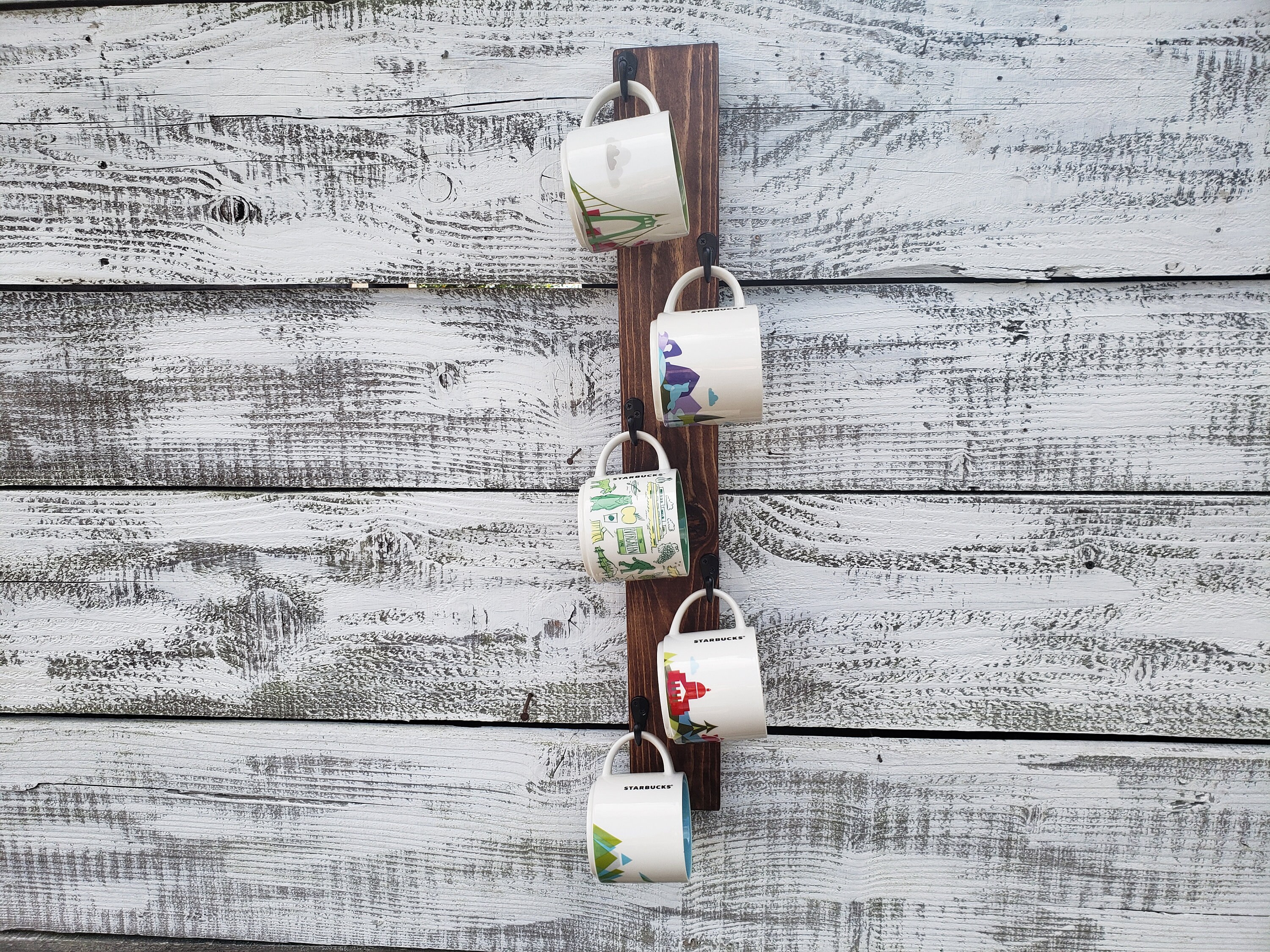 Starbucks Coffee Cup Holder Vertical Coffee Cup Rack Hook Etsy