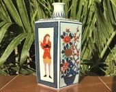 Imari Nanban 紅毛 Dutch Bottle Vase 南蛮 quot Southern Barbarian quot quot Western quot Black Ships Artform Vaas 花王 Kaou Pioen Peony 梅 Ume Blossoms Jug Japan