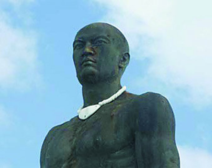 Guam Chamoru Sinahi Necklace Guahan Indigenous Carved Hima Giant Clam ...