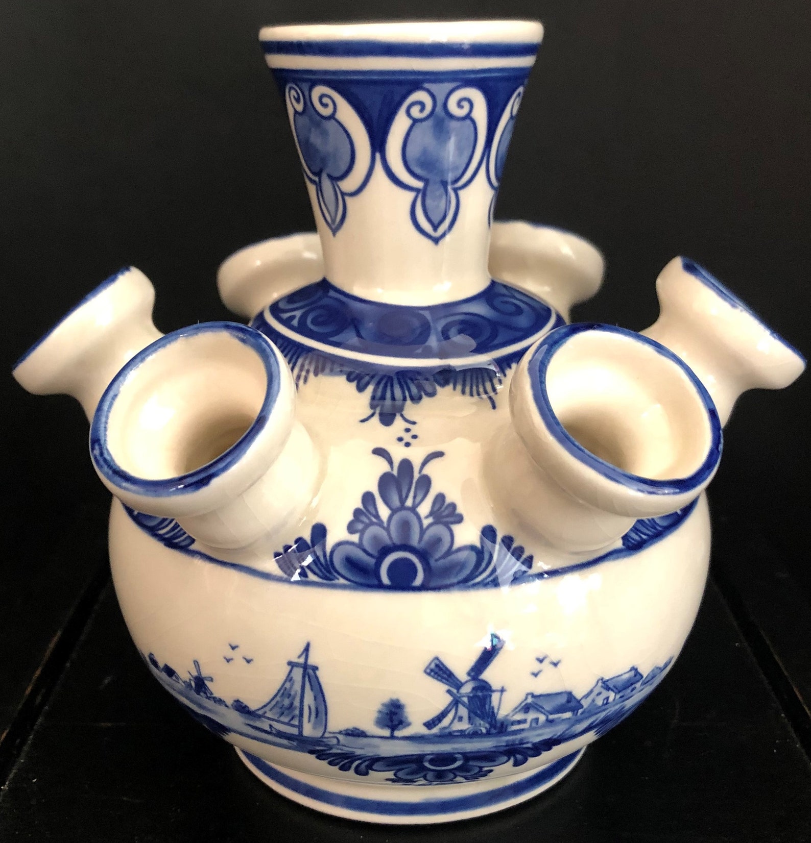 Delft Tulipiere Delfts Blauw Tulipier Chinois 牡丹 Botan Peony Etsy