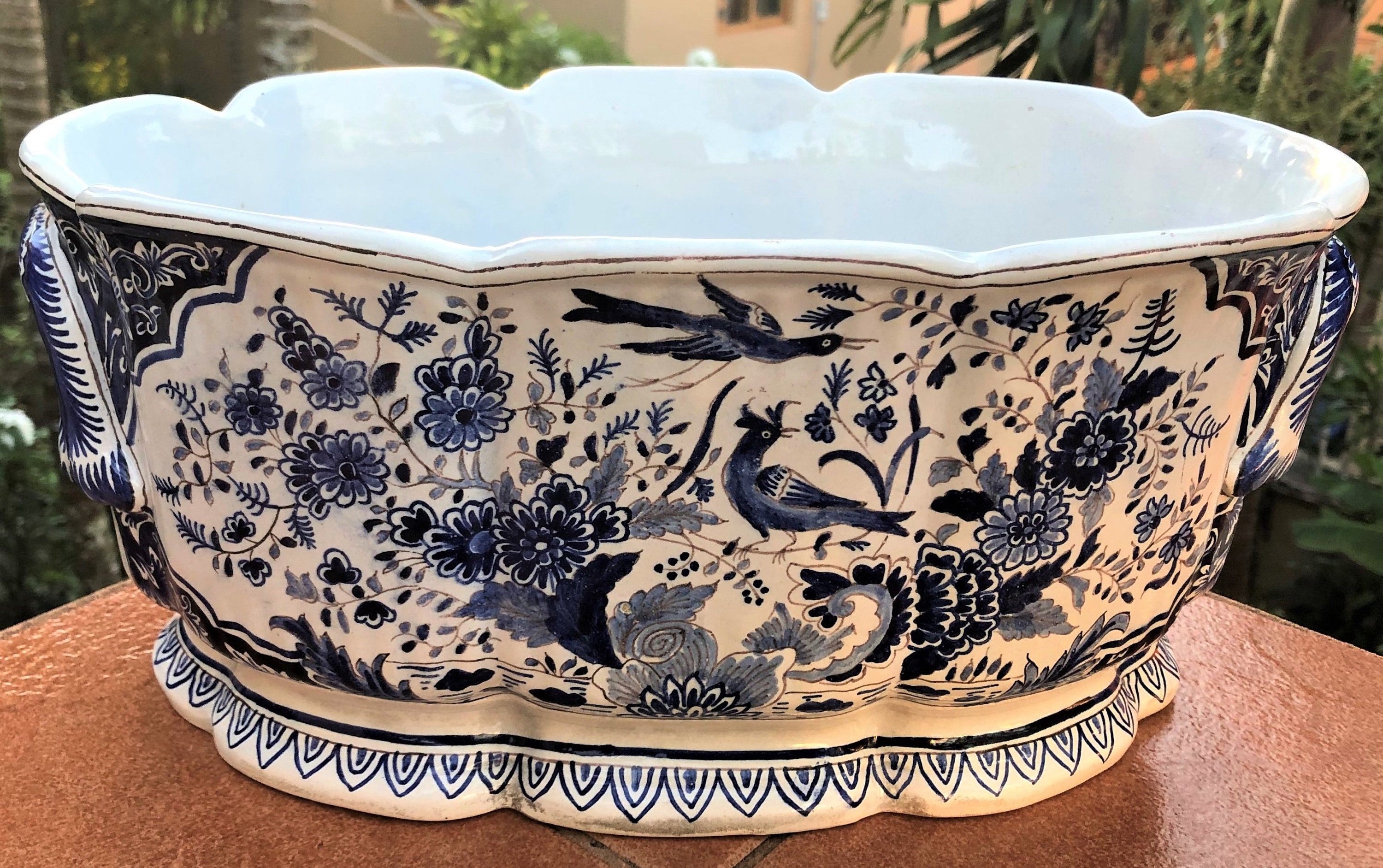 1997 Royal Delft Polychrome Vase Delfts Polychroom Bloempot 花王