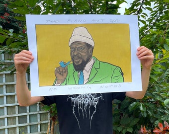 Thelonious Monk - A2 Art Print- Limited Edition of 20