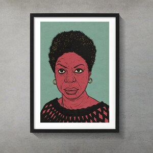 Nina Simone A4 Print