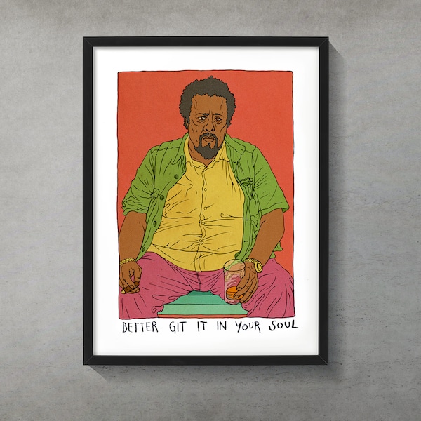 Charles Mingus - A3 digital Art Print