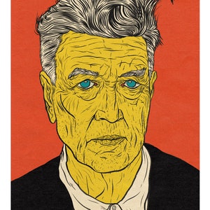 David Lynch A3 Illustration Print