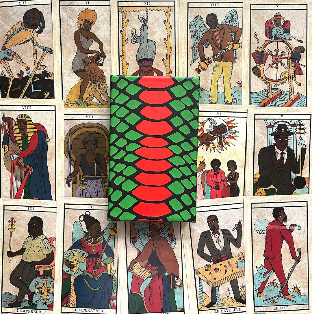The Black Power Tarot MAJOR ARCANA Tarot Deck Etsy