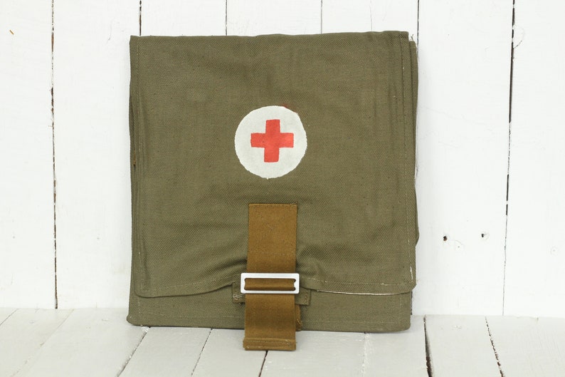 Vintage Medical Bag Army First Aid Pack Ussr Army Bag Vintage Etsy
