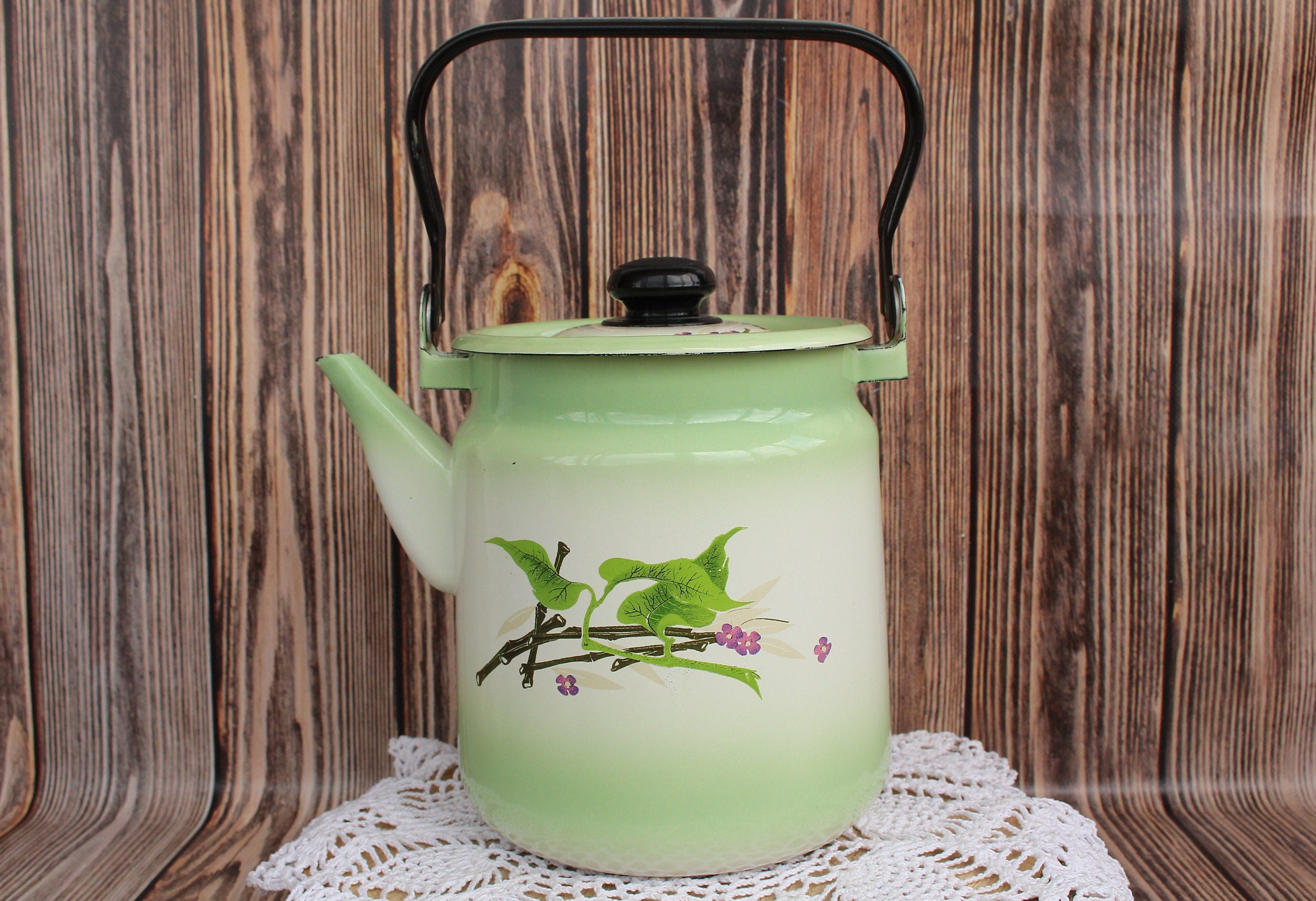 Vintage Electric Tea Kettle, USSR Tea Pot, Electric Teapot, Soviet Pitcher,  Rustic Kitchen, Water Kettle, 1977 Tea Kettle, Country Decor 