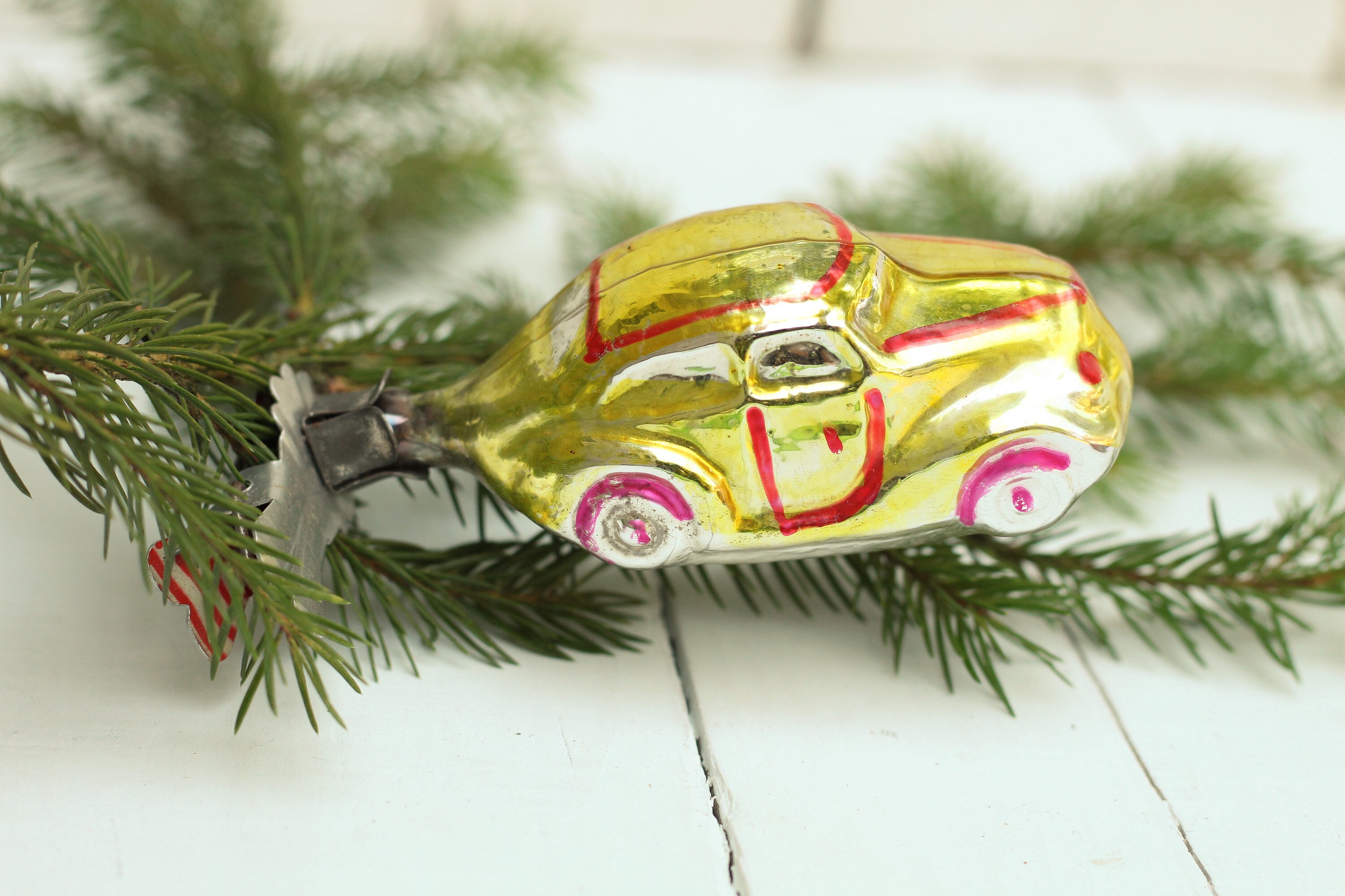 Christmas Toy Car Christmas Ornaments Christmas Decor Tree New Etsy UK