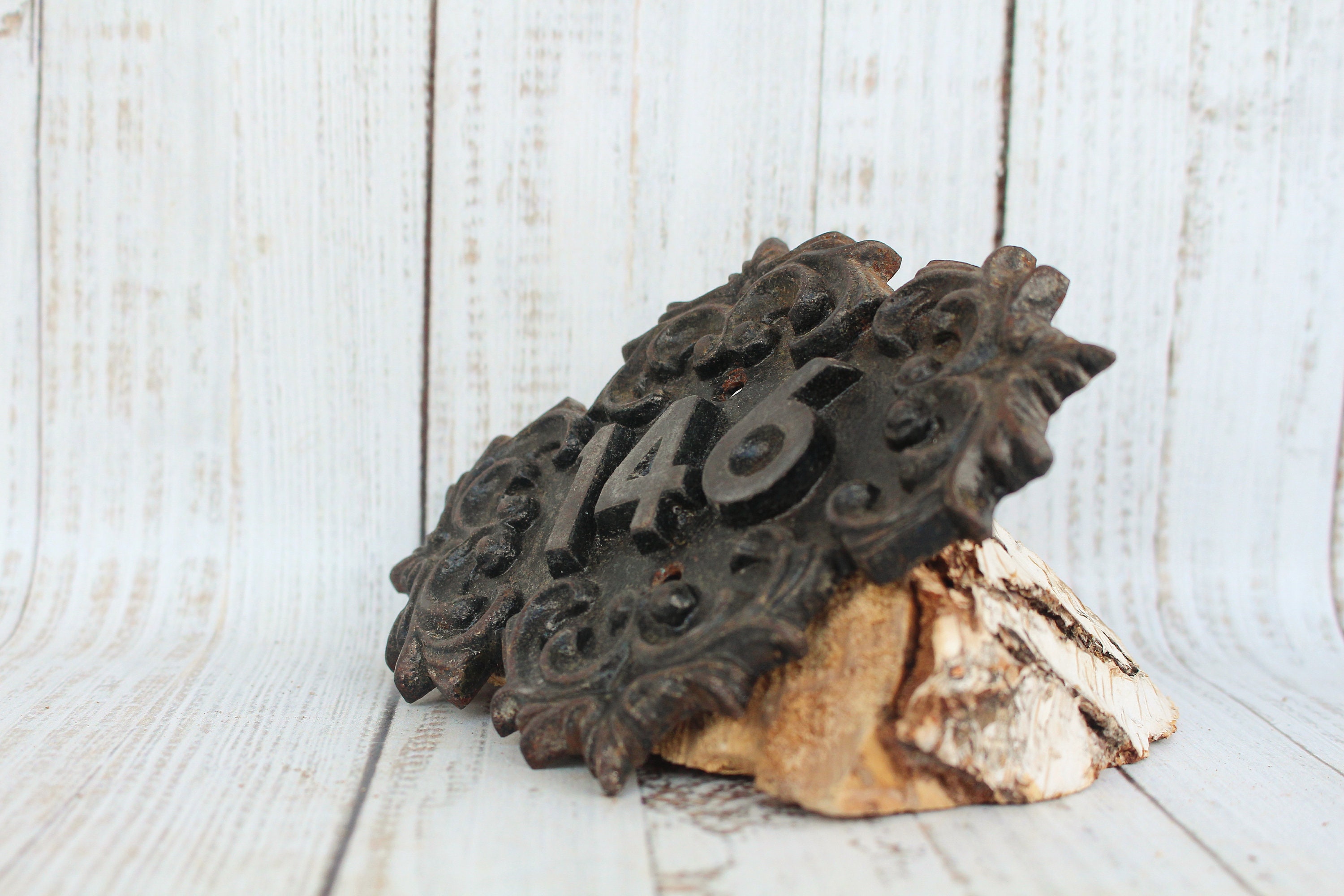 Vintage Metal Door Number Sign 146 Antique Sign Bronze Door Etsy UK