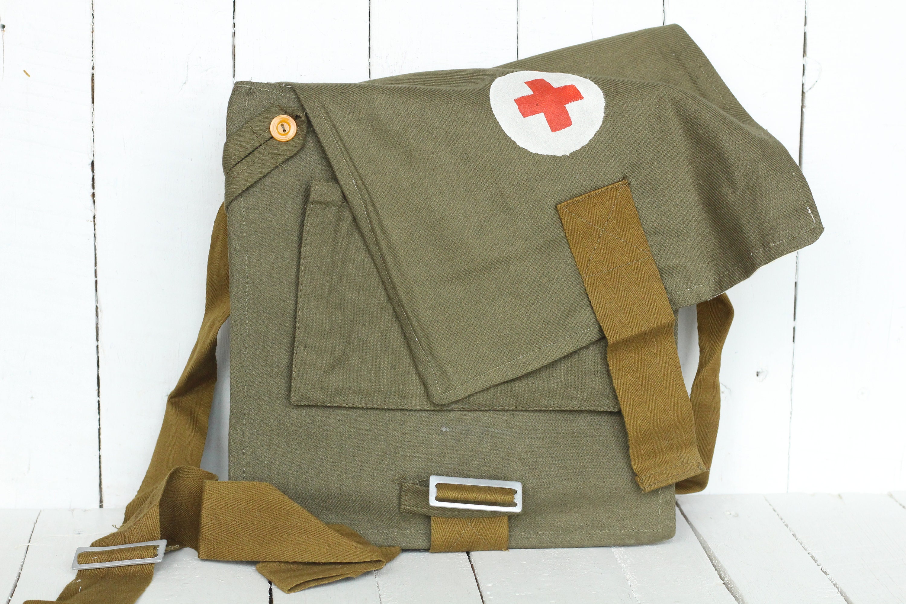 Vintage medical bag Army First Aid Pack Ussr army bag Vintage Etsy