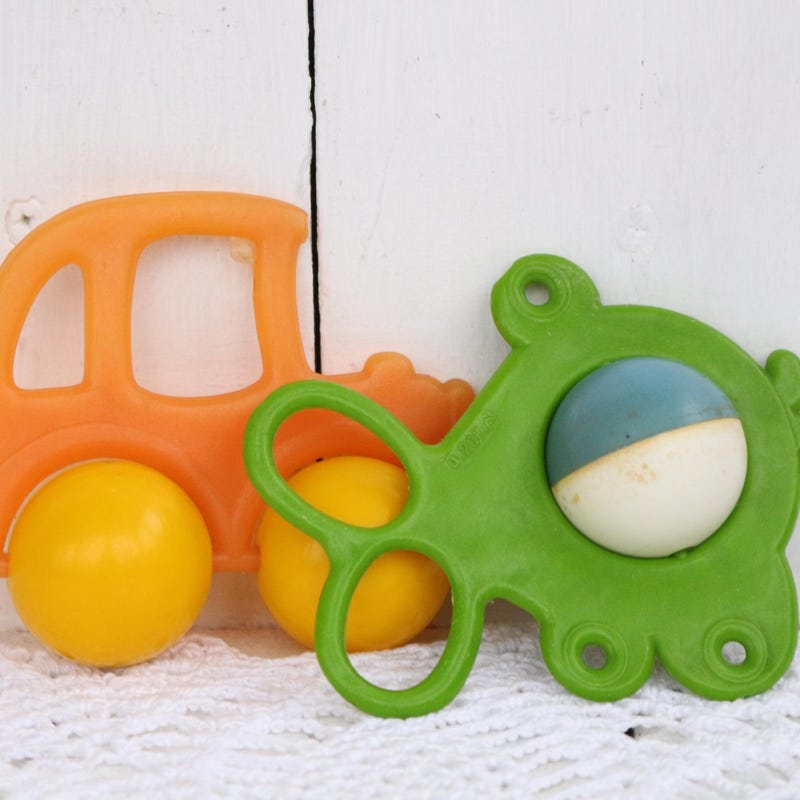 Plastic Rattle - Etsy