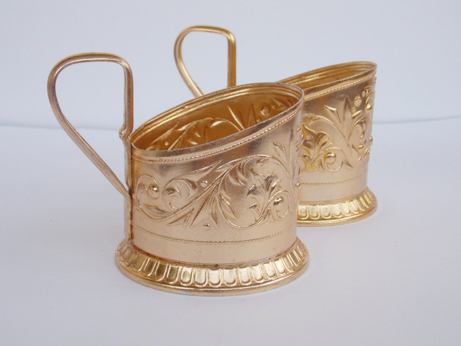 Vintage Glass Holder Hot Drink Holders Podstakannik Russi0an Etsy