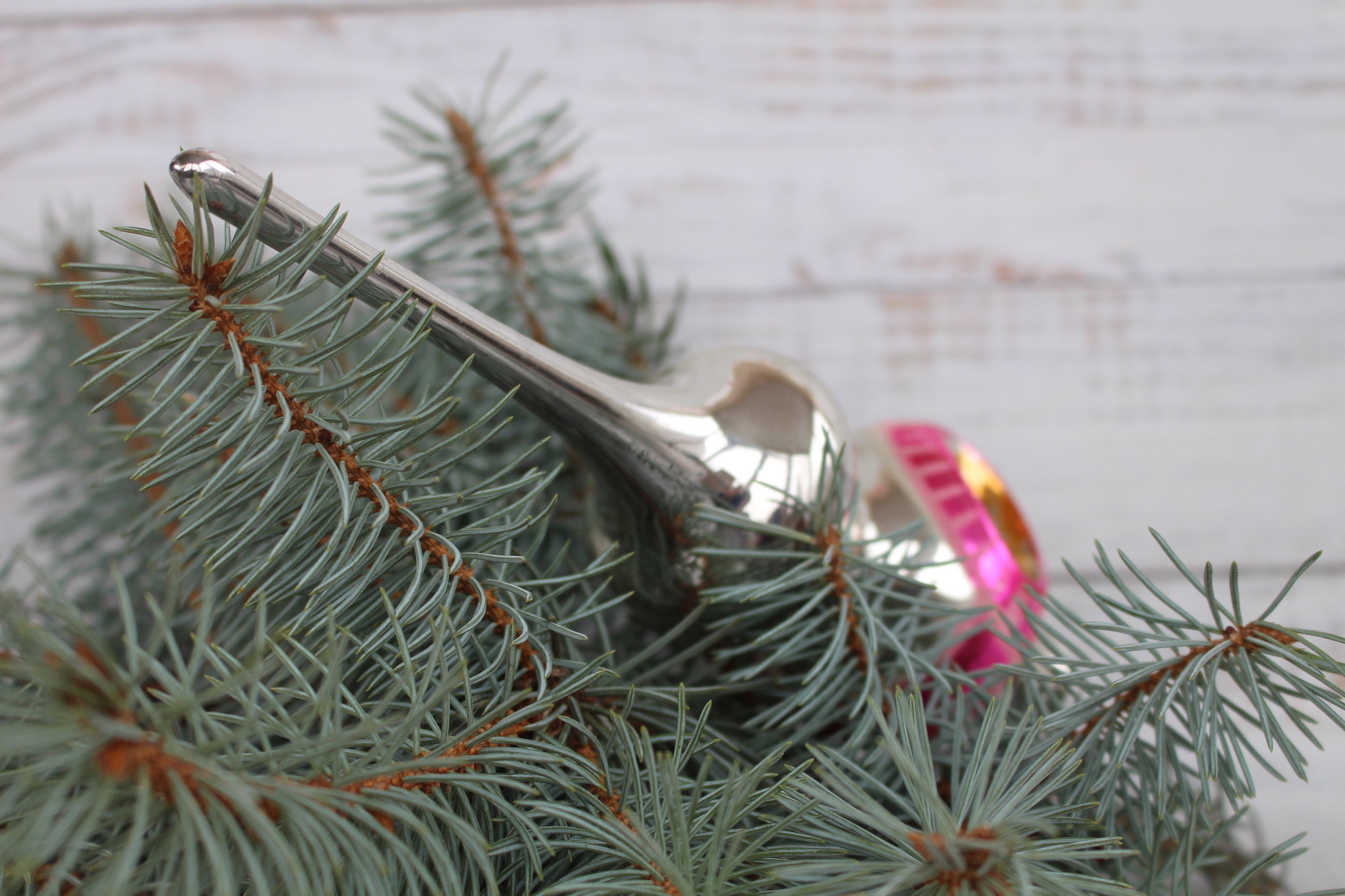 Vintage Christmas Topper Tree Decoration Treetop Glass Topper Etsy