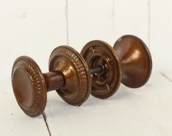 Retro door knob Door knob rustic Metal door knobs Door hardware soviet Vintage knob handles Antique door knob Rustic cottage