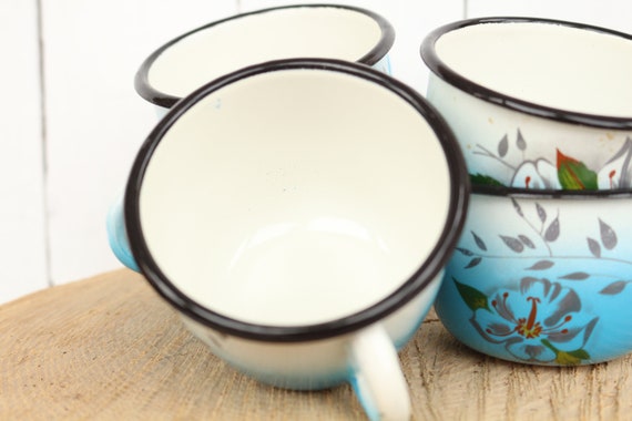 Taza esmaltada Vintage, tazas. Taza esmaltada Vintage, tazas.