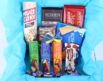 Gift sweet box of sweets Holiday gift family tea party Friends meeting sweet treat Gift box of sweets Sweet assortment Ukrainian treat