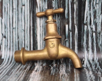 Antique Ukrainian Wate Faucet Water Tap Brass Faucet Soviet Bathroom Decor Ukrainian Vintage Antique House Retro Bathroom Bathroom Accessory