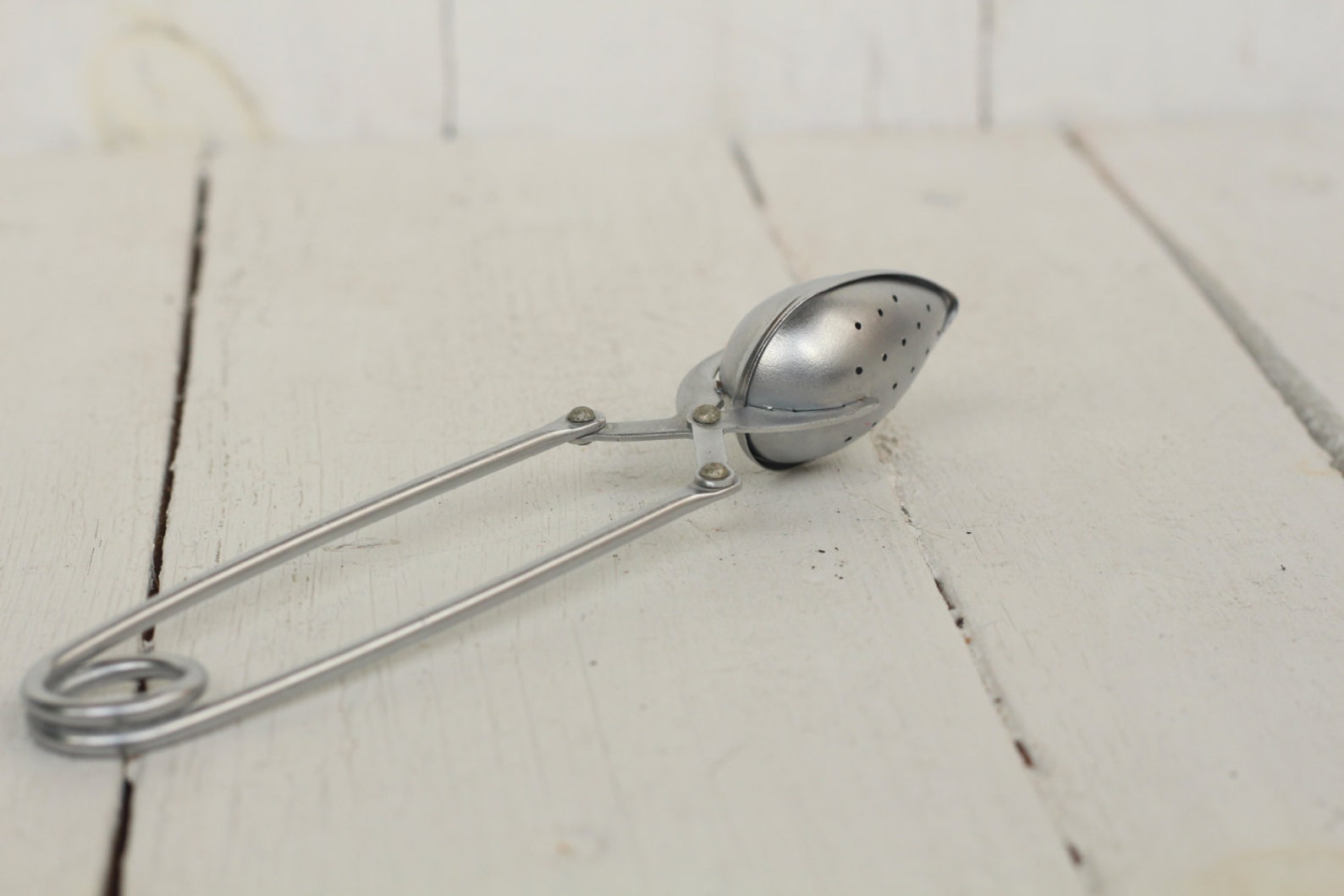 Vintage Metal Tea Strainer Spoon Loose Leaf Tea Scissor Etsy UK