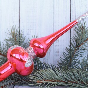 Christmas Tree Topper Big Tree Top Tree trim Pink Tree Topper Christmas Ornaments Shiny finial ornament Holiday Tree Tree decoration