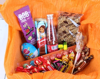 Sweet Geschenk-Box Box aus der Ukrainischen Süßigkeiten Geschenk für den Urlaub Familie Teeparty Freunde treffen Süßigkeiten Eine große Auswahl an Süßigkeiten