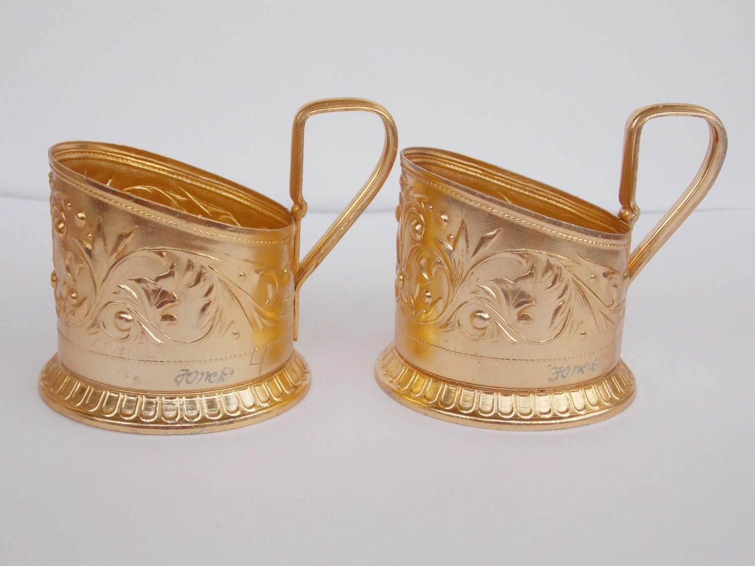 Vintage Glass Holder Hot Drink Holders Podstakannik Russi0an Etsy UK