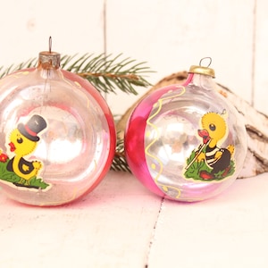 Patterned Christmas Balls Christmas Decorations Christmas Toys Collectible Toys Vintage Decorations Retro Christmas Glass Decorations