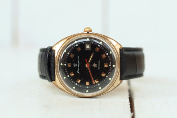 Vostok watch Vostok komandirskie Military army watch Mechanical watch Mens watch Watch men Russian Soviet watch Rare watch USSR military