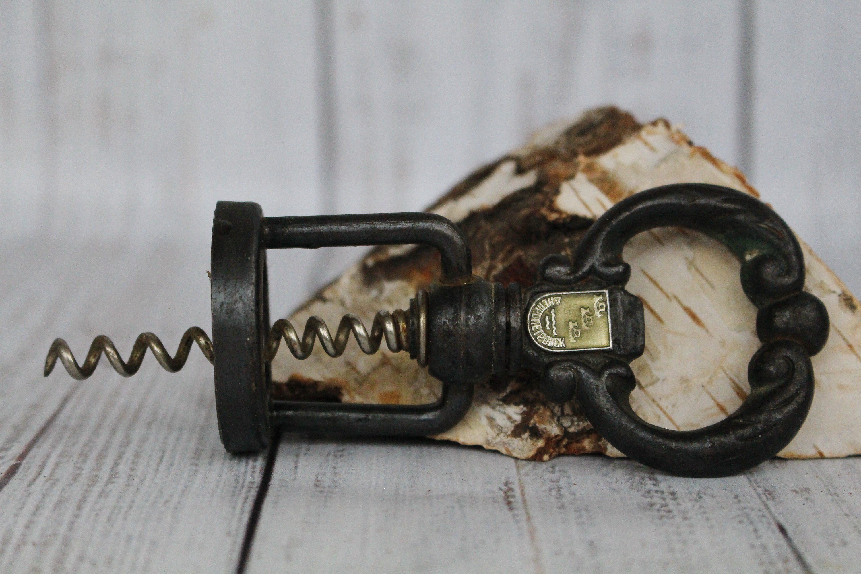 Vintage soviet corkscrew metal corkscrew wine bottle opener Etsy