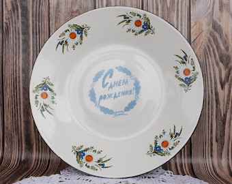 Vintage witte bloempatroon geëmailleerde kom plaat rustiek kookgerei camping plaat zwarte rand metaalwaren schotel boerderij emaille witte geëmailleerde lade