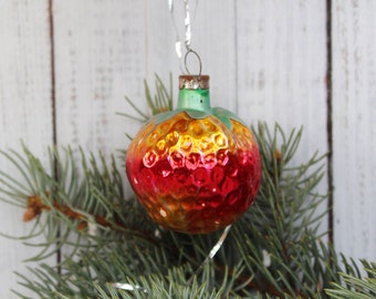 Christmas Toy - Strawberry Toy Strawberry Christmas Decor Christmas Ornament Christmas Decoration Collectible Toy Christmas Gift Glass Decor