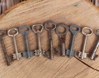Antiker Schlüssel Metall Skelett Schlüssel großer Schlüssel Alte