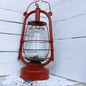 Vintage kyrosin lamp &quot;Flying mite&quot;. A pendant lamp made in the USSR. A wide fetil shines brighter than a candle. Home decor. A unique gift.