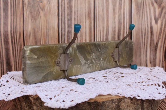 Vintage metal wall hanger Clothes hanging rack Industrial hanger Metal wall hook Folding Hanger retro coat hanger