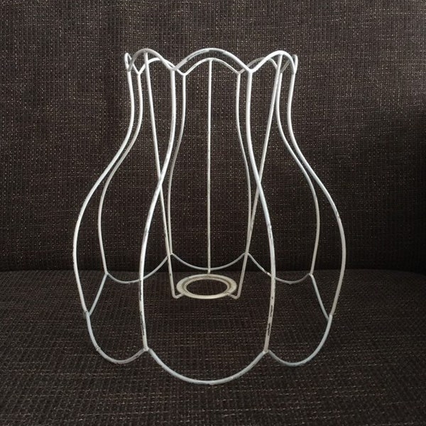 Vintage lampshade wireframe (H 25cm / Ø top 15cm / Ø bottom 24cm)