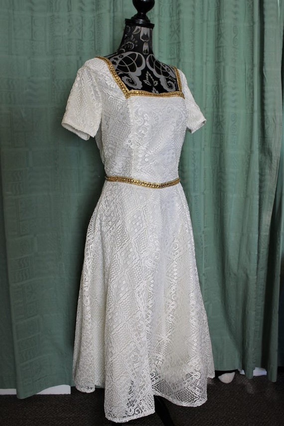 medieval inspired wedding dress