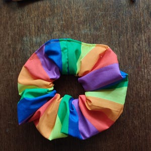 Rainbow Scrunchie