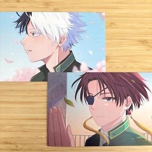 wind break print 6 x 4 inch | anime guy print | windbreak boys print | Sakura Haruka print | Suo Hayato print