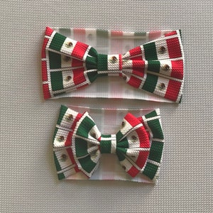 Mexico baby headbands, headwraps, hair bows, Mommy and me matching headbands, Mexican headband, headwrap, bow, Mexican Flag Headband