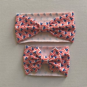 Puerto Rico headband, headwrap, hair bows, Mommy and me matching headbands, Puerto Rico baby headband, Boricua Pride, Puerto Rican Baby Girl