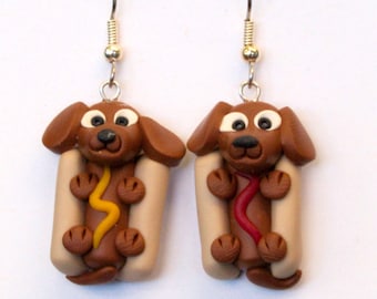 Hot Diggity Dog Earrings