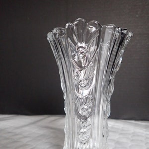 Floral Crystal 6&quot; Trumpet Vase