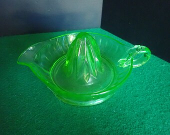 ウランガラスレモンジューサー グリーンディプレッションジュース