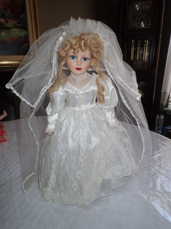 porcelain bridal dolls