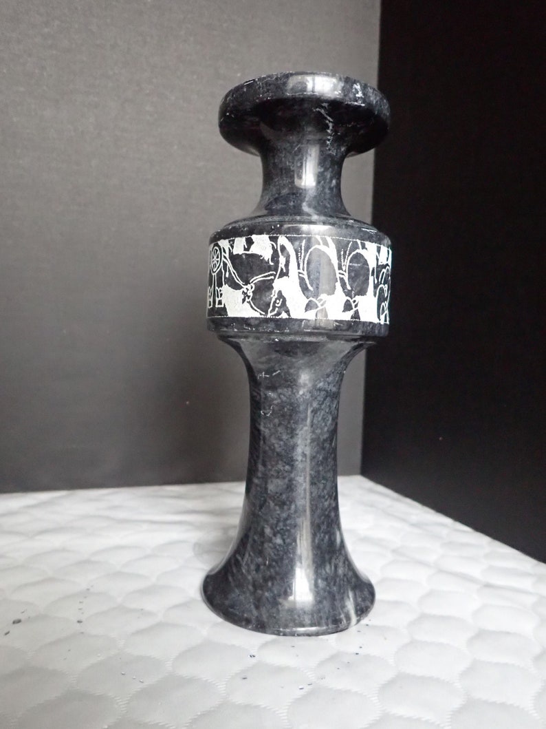 Taiwan Genuine Marble Heavy 8 Vase Etsy