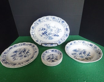 Vintage Nikko Ming Tree Double Phoenix Japan 6 Piece Place