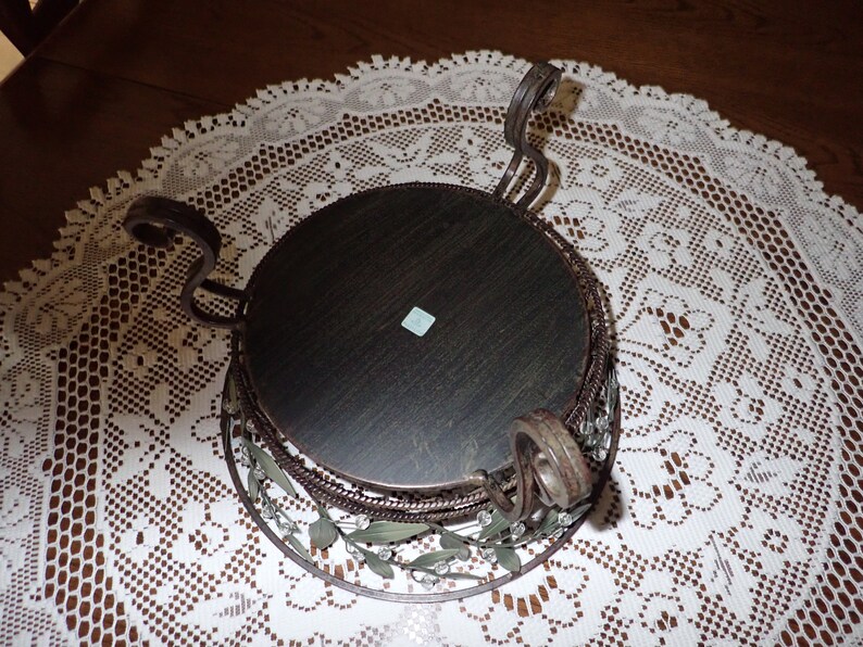 Partylite Garden Lites 3 Wick Holder With Glass Insert P8054B WROUGHT