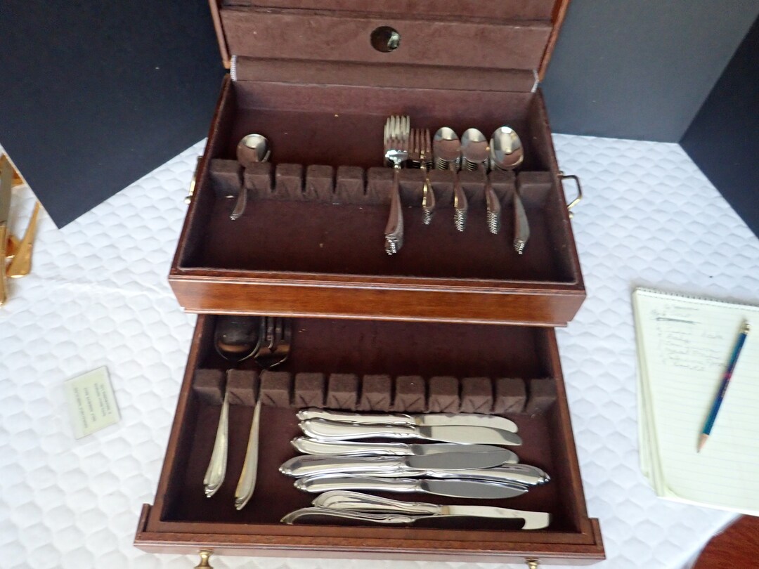 Oneida Silver Whispering Sand Stainless Steel Service for 6 Etsy New