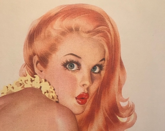 Pin-up Alberto Varga Vargas WWII 1944 canvas art pinup